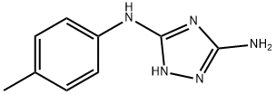 N~3~-(4-methylphenyl)-1H-1,2,4-triazole-3,5-diamine Structure