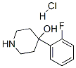 4-氟苯基-4-羟基哌啶盐酸盐, 3929-30-4, 结构式