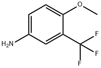 4-メトキシ-3-(トリフルオロメチル)アニリン 化学構造式
