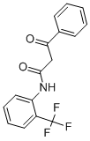 BETA-OXO-N-[2-(TRIFLUOROMETHYL)PHENYL]-BENZENEPROPANAMIDE 结构式