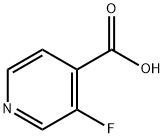 3-氟吡啶-4-甲酸,393-53-3,结构式