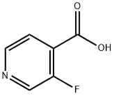 3-フルオロイソニコチン酸 化学構造式