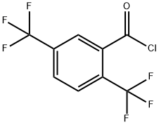 2,5-ビス(トリフルオロメチル)ベンゾイルクロライド 塩化物 化学構造式