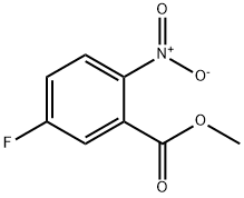 2-硝基-5-氟苯甲酸甲酯,393-85-1,结构式