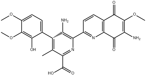 Streptonigrin Structure