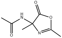 Acetamide, N-(4,5-dihydro-2,4-dimethyl-5-oxo-4-oxazolyl)- (9CI) 结构式