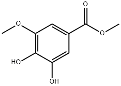 3,4-DIHYDROXY-5-METHOXYBENZOIC ACID METHYL ESTER Structure