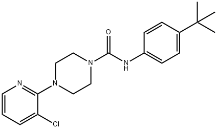 393514-24-4 N-(4-叔丁苯基)-4-(3-氯吡啶-2-基)哌嗪-1-甲酰胺