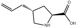 反-4-烯丙基-L-脯氨酸,393524-70-4,结构式