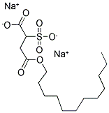 聚环氧乙烷磺基琥珀酸月桂基钠 结构式