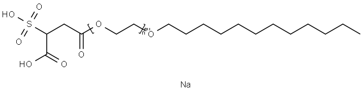 DISODIUM 4-LAURETH SULFOSUCCINATE Struktur