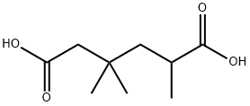 2,4,4-三甲基己二酸, 3937-59-5, 结构式