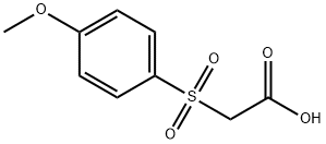 2-((4-甲氧基苯基)磺酰基)乙酸 结构式
