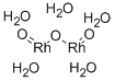氧化铑(III)五水合物,39373-27-8,结构式