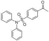 4-DIPHENYLSULFAMYL-ACETOPHENONE 结构式