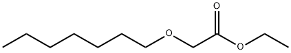(ヘプチルオキシ)酢酸エチル 化学構造式