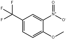 4-メトキシ-3-ニトロベンゾトリフルオリド 化学構造式