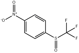 4-(TRIFLUOROMETHYLSULPHINYL)NITROBENZENE Struktur