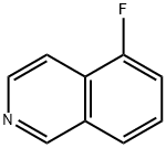 5-Fluoroisoquinoline 化学構造式