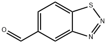 1,2,3-苯并噻二唑-5-甲醛 结构式