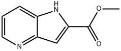 METHYL 1H-PYRROLO[3,2-B]PYRIDINE-2-CARBOXYLATE Structure