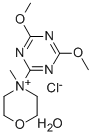 4-(4,6-Dimethoxy-1,3,5-triazin-2-yl)-4-methyl morpholinium chloride Struktur