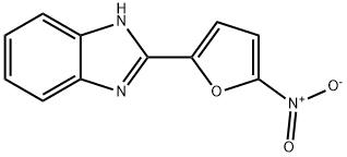 2-(5-nitro-2-furyl)-1H-benzoimidazole Struktur