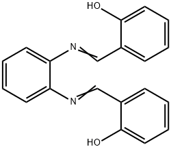N,N'-二水杨醛缩-1,2-苯二胺,3946-91-6,结构式