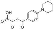 2,4-二氧代-4-(4-(1-哌啶)苯基)丁酸, 394655-15-3, 结构式