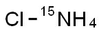 塩化アンモニウム-15N 化学構造式