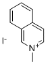 2-メチルイソキノリン-2-イウム·ヨージド 化学構造式