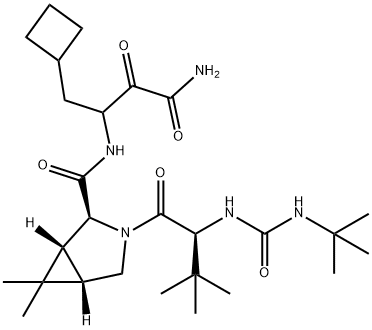波普瑞韦, 394730-60-0, 结构式