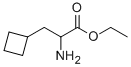 Ethyl 2-amino-3-cyclobutylpropanoate Structure