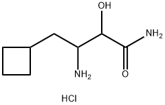 3-アミノ-4-シクロブチル-2-ヒドロキシブタンアミド塩酸塩 (ジアステレオ異性体混合物)