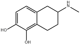 5,6-dihydroxy-2-methylaminotetralin Structure