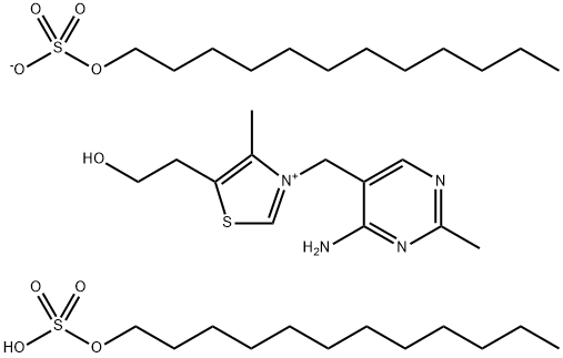 硫胺素二月桂基硫酸盐 结构式