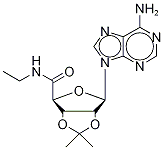 5'-ETHYLCARBOXAMIDO-2',3'-O-ISOPROPYLIDENEADENOSINE 结构式