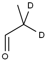 PROPIONALDEHYDE-2,2-D2 Structure