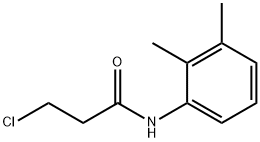 3-クロロ-N-(2,3-ジメチルフェニル)プロパンアミド 化学構造式