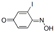 4-(Hydroxyimino)-3-iodo-2,5-cyclohexadien-1-one Structure
