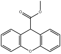 METHYL 9H-XANTHENE-9-CARBOXYLATE Struktur