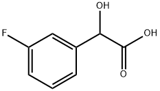 3-氟扁桃酸, 395-05-1, 结构式