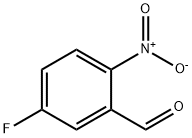 5-フルオロ-2-ニトロベンズアルデヒド 化学構造式