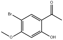 2-羟基-4-甲氧基-5-溴苯乙酮, 39503-61-2, 结构式