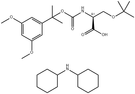 DDZ-丝氨酸(TBU)-OH CHA 结构式