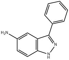 3-苯基-1H-吲唑-5-胺,395099-05-5,结构式