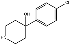 4-(4-氯苯基)-4-羟基哌啶 结构式