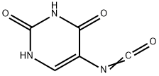 2,4(1H,3H)-Pyrimidinedione, 5-isocyanato- (9CI) 结构式