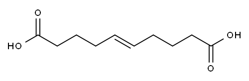 5-decenedioic acid Structure