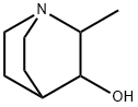 2-メチル-1-アザビシクロ[2.2.2]オクタン-3-オール 化学構造式